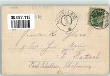 17419 O2252 Seebad Ahlbeck 1904 Gebrauchsspuren Seesteg
