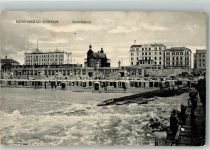 26757 W2972 Borkum - Strand und Promenade vor dem Nordsee-Hotel