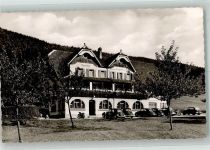 75337 W7546 Enzklösterle Foto AK Gasthaus Pension Enztallust Oldtimer