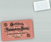 06502 O4308 Thale 1921 Notgeldschein 25 Pfennig
