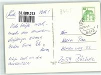 93426 W8495 Roding , Regen Foto AK Fliegeraufnahme Schwimmbad Kirche
