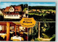 75328 W7542 Oberlengenhardt Foto AK Gasthaus Ochsen Pension