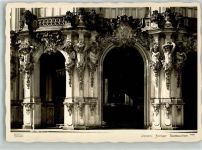 01067 O8000 Dresden Foto AK Zwinger Wallpavillon Fotograf Walter Hahn