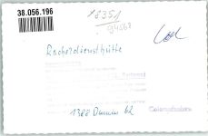94566 W8351 St. Oswald , Niederbay - Racheldiensthütte Foto Original aus Archiv eines Ansichtskartenverlages