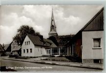 31832 W3257 Springe , Deister Foto AK Gemeindehaus Kirche