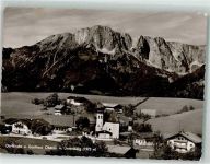 83471 W8240 Oberau b Berchtesgaden - Dorfkirche Gasthaus Untersberg