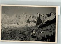 Austriahütte 1932 Foto AK Hüttenstempel