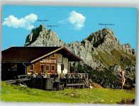 6675 Tannheim Foto AK Gasthaus Gundhütte