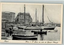 80100 Napoli Foto AK Hafen Hotel