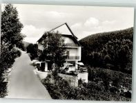 34508 W3542 Willingen (Upland) , Waldeck Foto AK Pension Haus Waldfrieden Bergstraße 12 Fotograf Werner