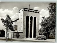 60308 W6000 Frankfurt am Main 1967 Foto AK Frauenfriedens- Kirche