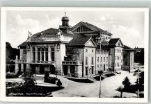 9020 Klagenfurt 01.Bez.:Innere Stadt 1956 Foto AK Stadttheater