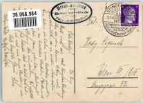 Spindleruv Mlyn Spindelmühle 1943 Gebrauchsspuren Winter Weißwassergrundbaude Hüttenstempel