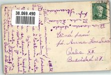 Prag Praha 1930 Foto AK Vinohrady Schule