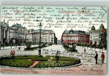 Budapest 1913 Foto AK Freiheitsplatz