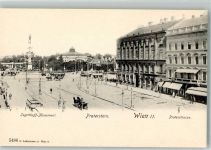 1020 Wien 2. Bezirk, Leopoldstadt Foto AK Denkmal Tegetthoff Praterstern Praterstrasse