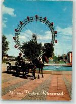 1020 Wien 2. Bezirk, Leopoldstadt Foto AK Prater Riesenrad