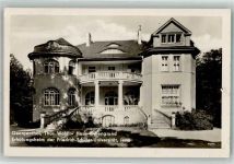 99887 O5805 Georgenthal , Thüringerw Gebrauchsspuren Sanatorium Erholungsheim Haus Eichengrund der Friedrich-Schiller-Universität Jena