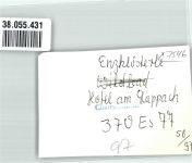 75337 W7546 Enzklösterle FOTO KEINE AK Gästehaus am Lappach Oldtimer Ort handschriftlich Foto Original aus Archiv eines Ansichtskartenverlages