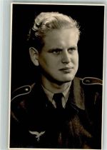 Junger Flieger in Uniform Privatfoto AK Flugwesen WK II 1944 Gebrauchsspuren