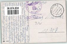 Text des Liedes Schwarzbraun ist die Haselnuss Feldpost Erlangen Soldatenlied WK II 1940 Lieder AK