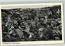 75305 W7540 Neuenbürg , Württ Foto AK Panorama des Ortes mit der Stadtkirche