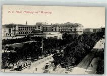 1010 Wien 1. Bezirk, Innere Stadt Foto AK Straßenbahn Neue Hofburg Burgring