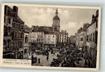 57100 Beauregard Foto AK Marktszene Marktplatz