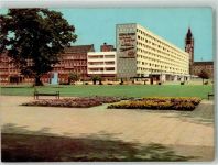 06842 O4500 Dessau , Anh Foto AK Wilhelm-Pieck-Straße mit Rathausturm