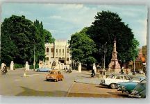 5000 Tilburg 1965 Foto AK Rathaus Denkmal Auto