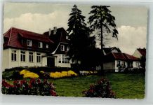 34323 W3509 Beiseförth Foto AK Gasthaus Cafe Pension