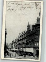 Shrewsbury Gebrauchsspuren Straßenbahn High Street Newport