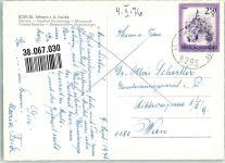 8230 Sankt Johann in der Haide Foto AK Storchennest Tracht Gasthaus Kirchenwirt