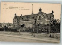 57000 Metz 1907 Foto AK Casino d. 4. bayr.Inf. Regiment und Generalkommando
