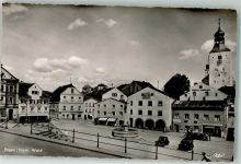 94209 W8370 Regen Foto AK Gasthaus Lemberger Oldtimer