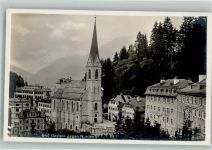 5640 Bad Gastein 1922 Foto AK Kirche Badehaus