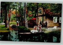 Gehöft Frauen Boot Louis Gläser 6413 Trachten Spreewald