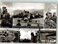 94209 W8370 Weißenstein 1968 Foto AK Burg Ruine Kreuz Stausee