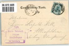 Hellbrunn Schloss 1911 Foto AK Schloss Gartenpartie