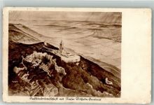 06567 O4712 Kyffhäuser 1927 Gebrauchsspuren Denkmal Kaiser Wilhelm Kyffhäuser