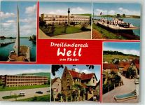 79576 W7858 Weil am Rhein - Dreiländerecke