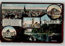 52349 W5160 Düren , Rheinl Gebrauchsspuren Cölnplatz Stadtpark Museum Theater