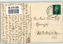 83278 W8220 Traunstein , Oberbay 1930 - Sitzbank oberhalb des Trauntales