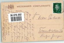 O5900 Eisenach , Thür Nr. 3503 Wartburg von Osten Wiro 1931 Künstlerkarte