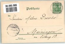 07318 O6800 Saalfeld , Saale 1904 - Schloss