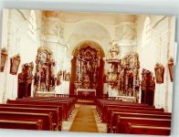 92709 W8481 Moosbach b Vohenstrauß FOTO KEINE AK Kirche innen Foto Original aus Archiv eines Ansichtskartenverlages