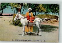 Tracht Esel A Donkey Boy Volkstypen / Brauchtum Algerien Foto AK