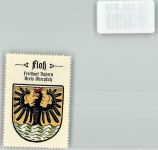 92685 W8485 Floß Vignette Wappen