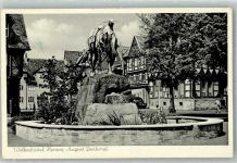 38300 W3340 Wolfenbüttel , Niedersachs Foto AK Herzog-August-Denkmal Fotograf Heinz Bornemann