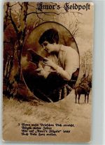 Amor`s Feldpost Frau Soldatenliebe WK I 1918